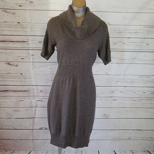 Loft Ann Taylor Sweater Dress Cowl Neck